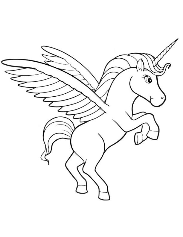 Unicorn Coloring Pages 612x792 Unicorn Coloring Pages
