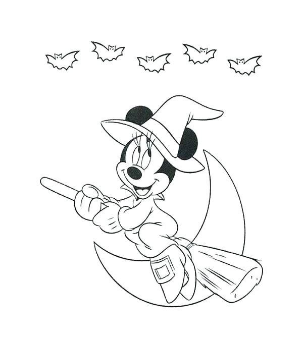 Happy Halloween Witch Coloring Pages Page Flying Witches 600x676 Happy Halloween Witch Coloring Pages Page Flying Witches