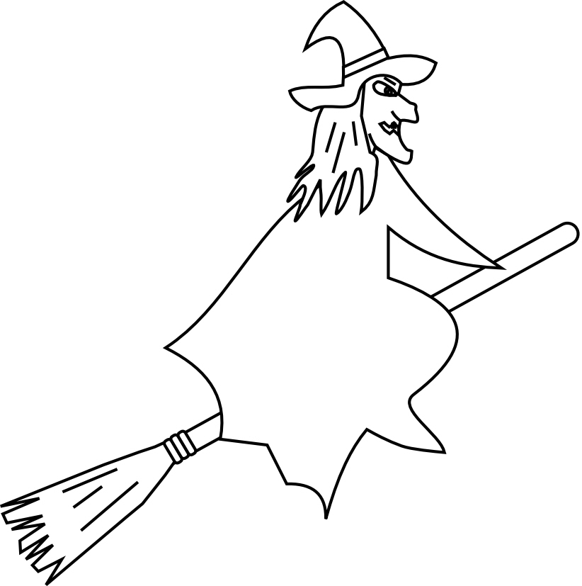 Witch Coloring Pages 822x827 Witch Coloring Pages