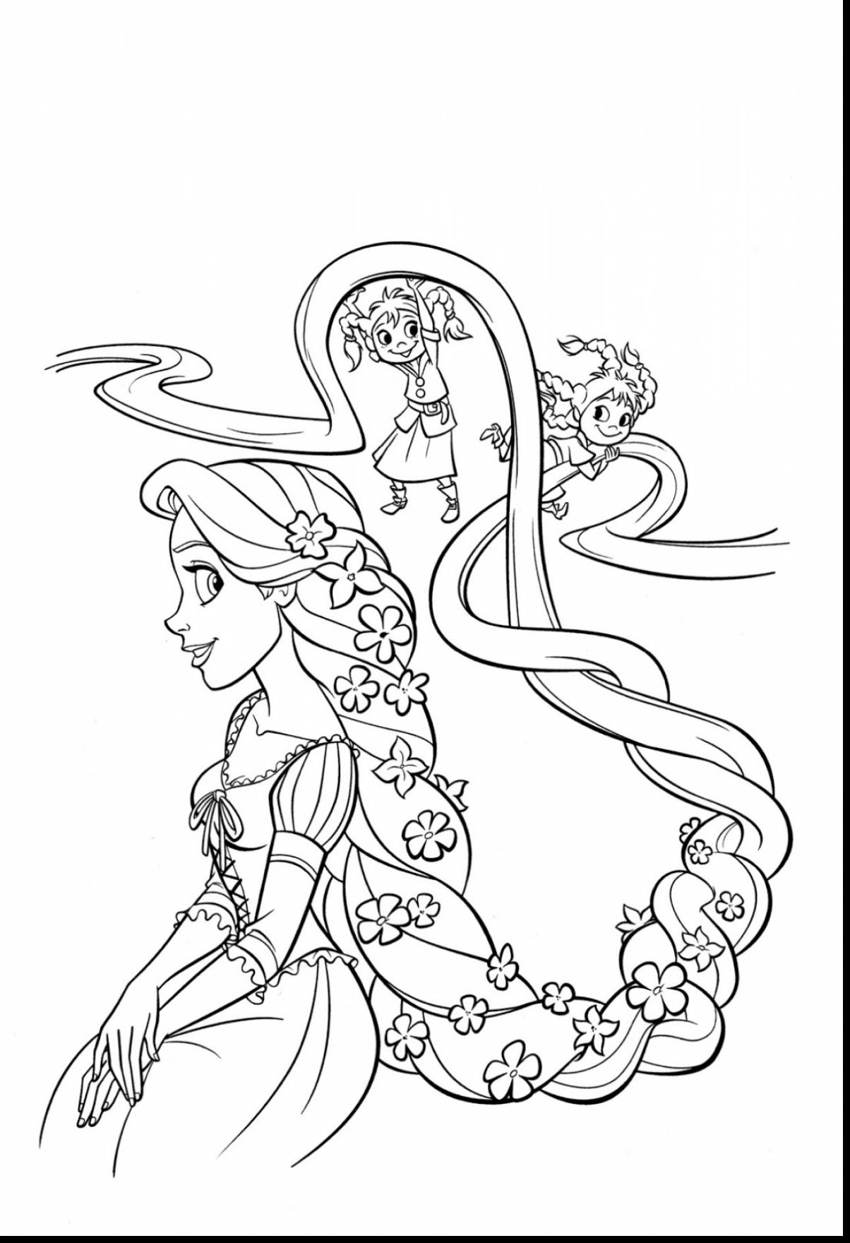 Flynn Rider And Rapunzel Coloring Page To Pages Pdf 1204x1760 Flynn Rider And Rapunzel Coloring Page To Pages Pdf