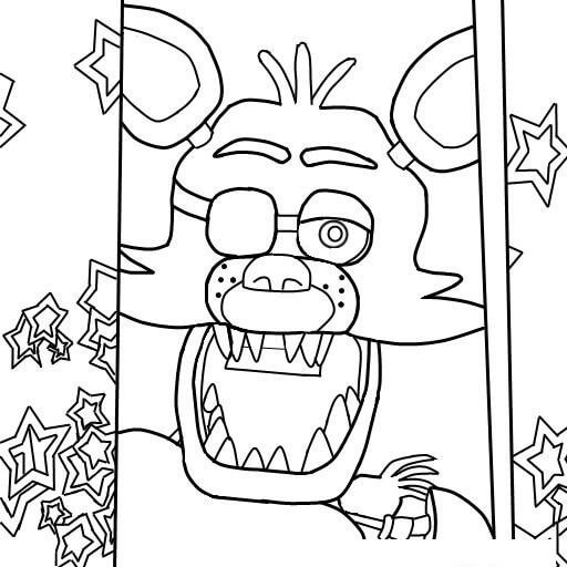 512x512 Fnaf Coloring Pages 4 Coloring Pages For Kids