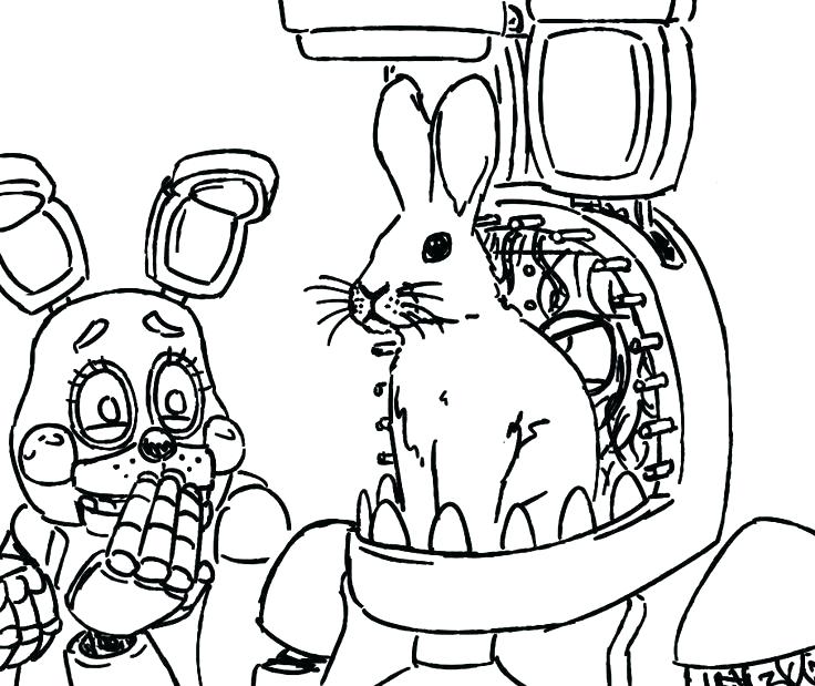 736x619 Fnaf Coloring Sheets