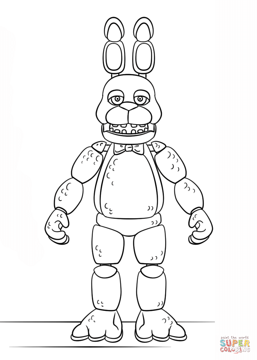 Fnaf Toy Bonnie Coloring Page Free Printable Pages Ella 824x1154 Fnaf Toy Bonnie Coloring Page Free Printable Pages Ella
