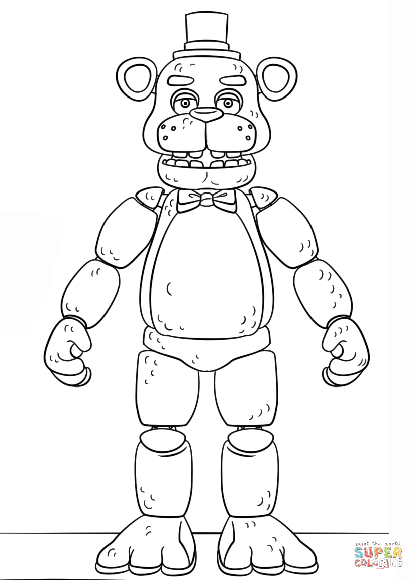Fnaf Coloring Pages 824x1154 Fnaf Coloring Pages