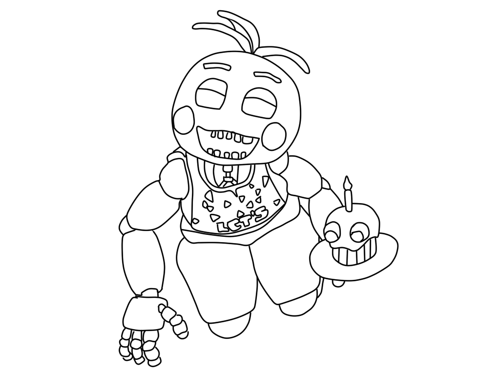 Fnaf Coloring Pages Withered Chica Download Coloring Pages 1024x768 Fnaf Coloring Pages Withered Chica Download Coloring Pages