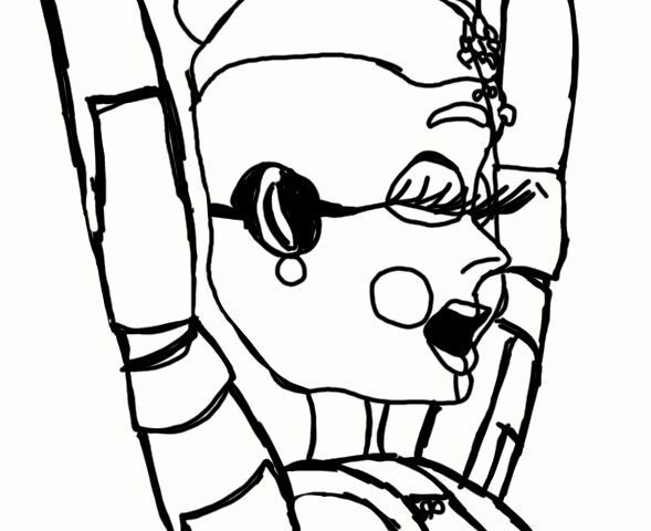 Fnaf Sister Location Coloring Pages 589x480 Fnaf Sister Location Coloring Pages