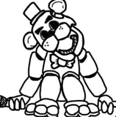 Freddy Coloring Pages Golden Sketch Coloring Page Birthday 236x239 Freddy Coloring Pages Golden Sketch Coloring Page Birthday