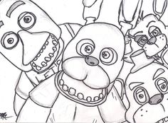 236x174 Simple Fnaf Sketches