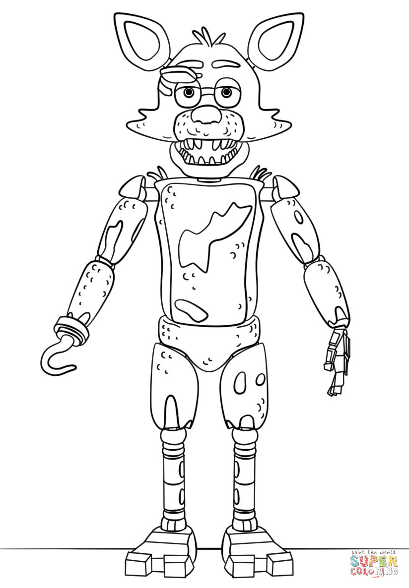 Fnaf Coloring Games 824x1186 Fnaf Coloring Games