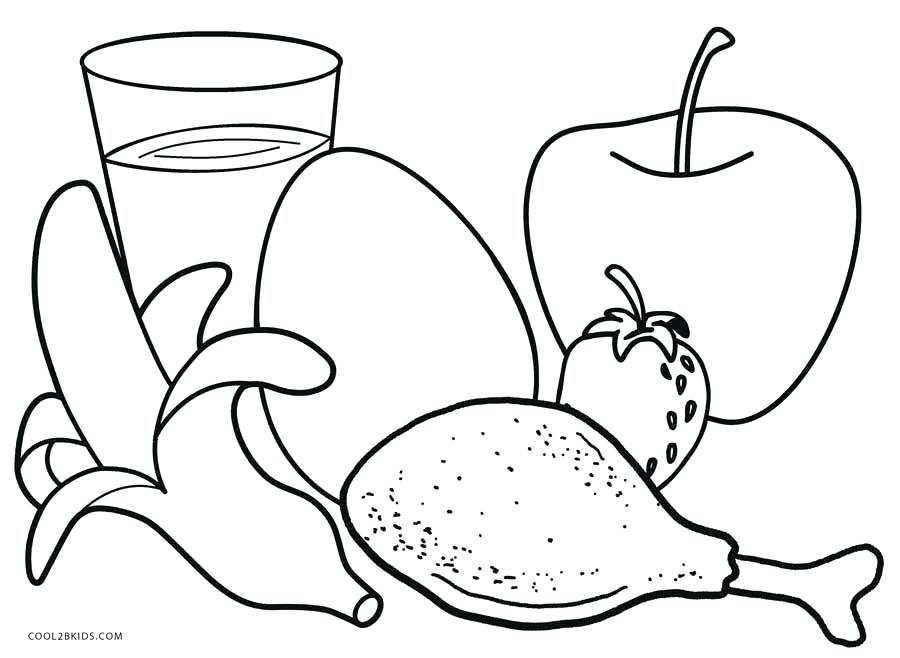900x658 Food Coloring Pages Coloring Pages Of Food Food Coloring Sheets