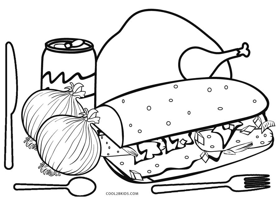 900x643 Free Printable Food Coloring Pages For Kids Cool2bkids