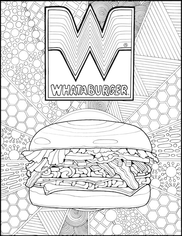 Food Coloring Pages For Adults