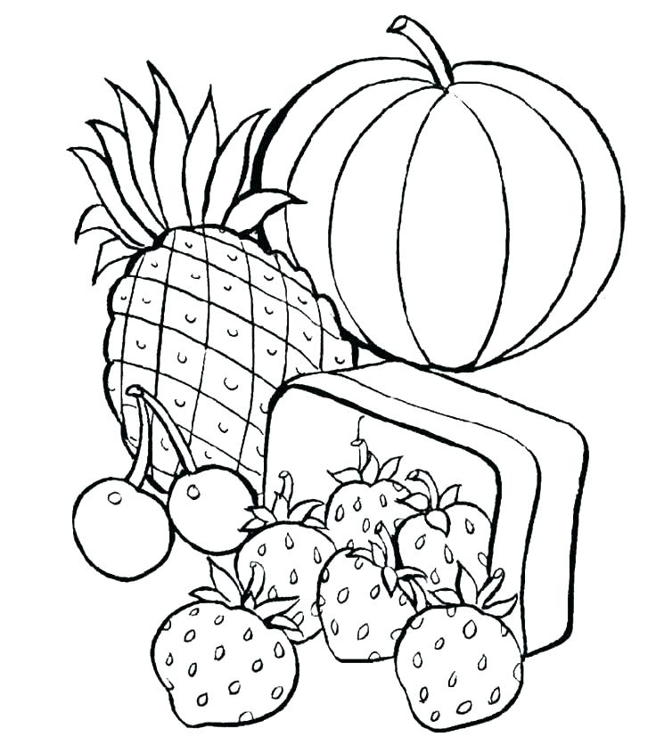 Healthy Food Coloring Pages Printable Printable Healthy Food 736x836 Healthy Food Coloring Pages Printable Printable Healthy Food