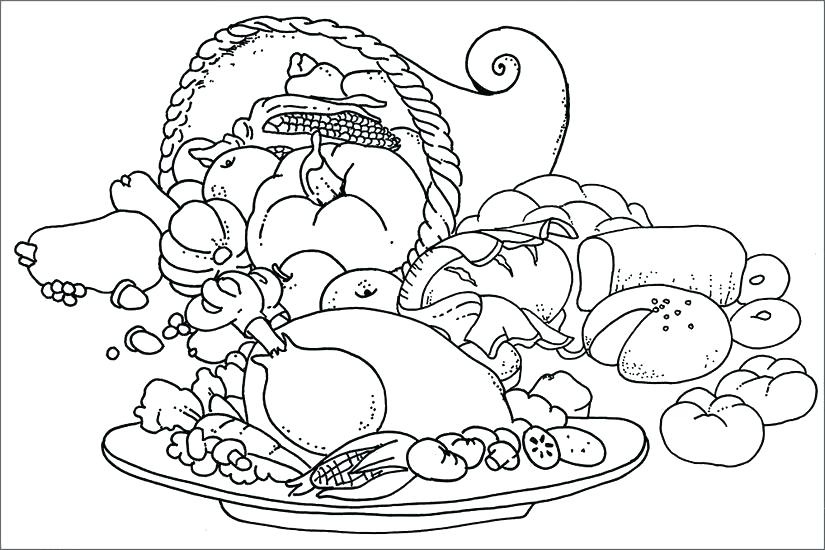 825x550 Healthy Food Coloring Page Healthy Food Colouring Pictures