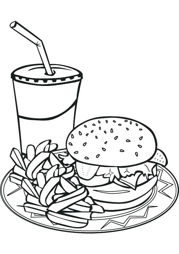 595x842 Food Coloring Page Food Pyramid Coloring Pages Download Print