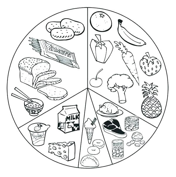 Food Groups Coloring Pages Fresh And Foods List Healthy 600x601 Food Groups Coloring Pages Fresh And Foods List Healthy