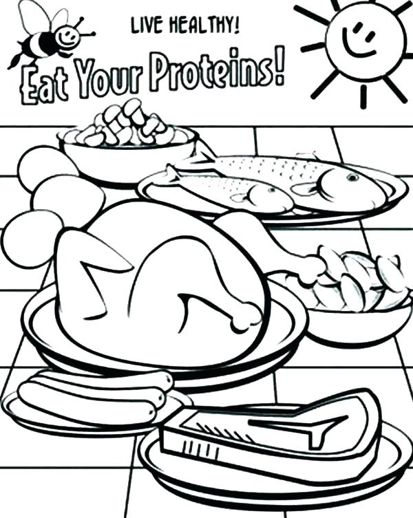 Food Groups Coloring Pages S Food Groups Colouring Sheets 600x753 Food Groups Coloring Pages S Food Groups Colouring Sheets
