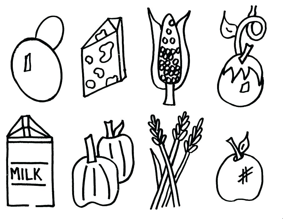 906x700 Food Chain Coloring Pages Food Coloring Pages To Print Food