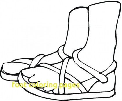 Feet Coloring Sheet Foot Coloring Pages With For Feet Coloring 420x350 Feet Coloring Sheet Foot Coloring Pages With For Feet Coloring