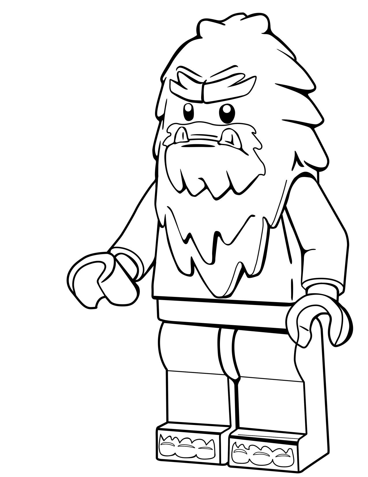 Download This Lego Big Foot Colouring Page And More 1275x1650 Download This Lego Big Foot Colouring Page And More