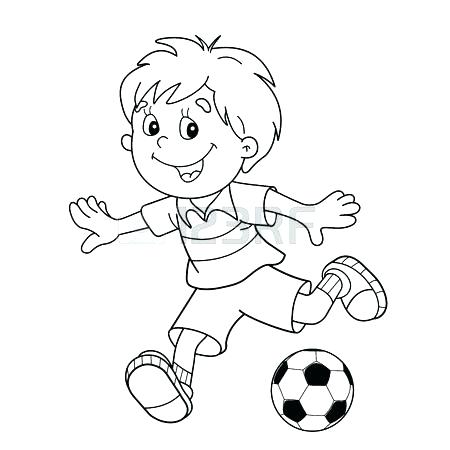Soccer Ball Coloring Page 450x450 Soccer Ball Coloring Page