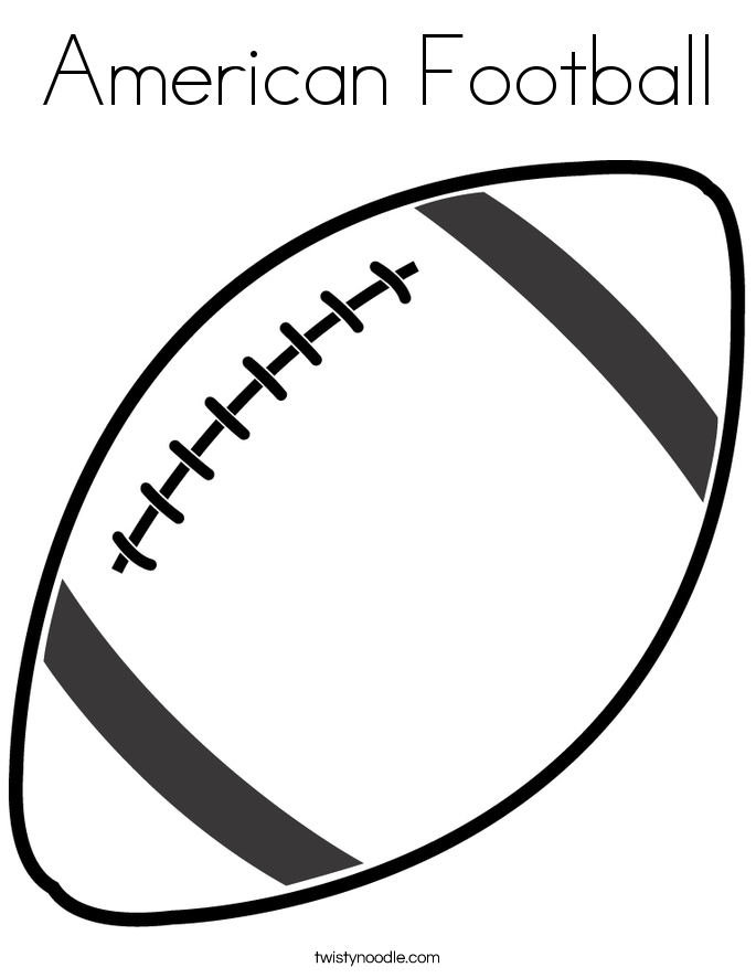 American Football Coloring Page 685x886 American Football Coloring Page