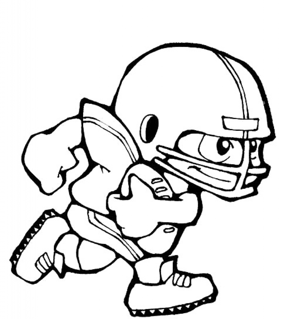 Football Player Coloring Pages 912x1024 Football Player Coloring Pages
