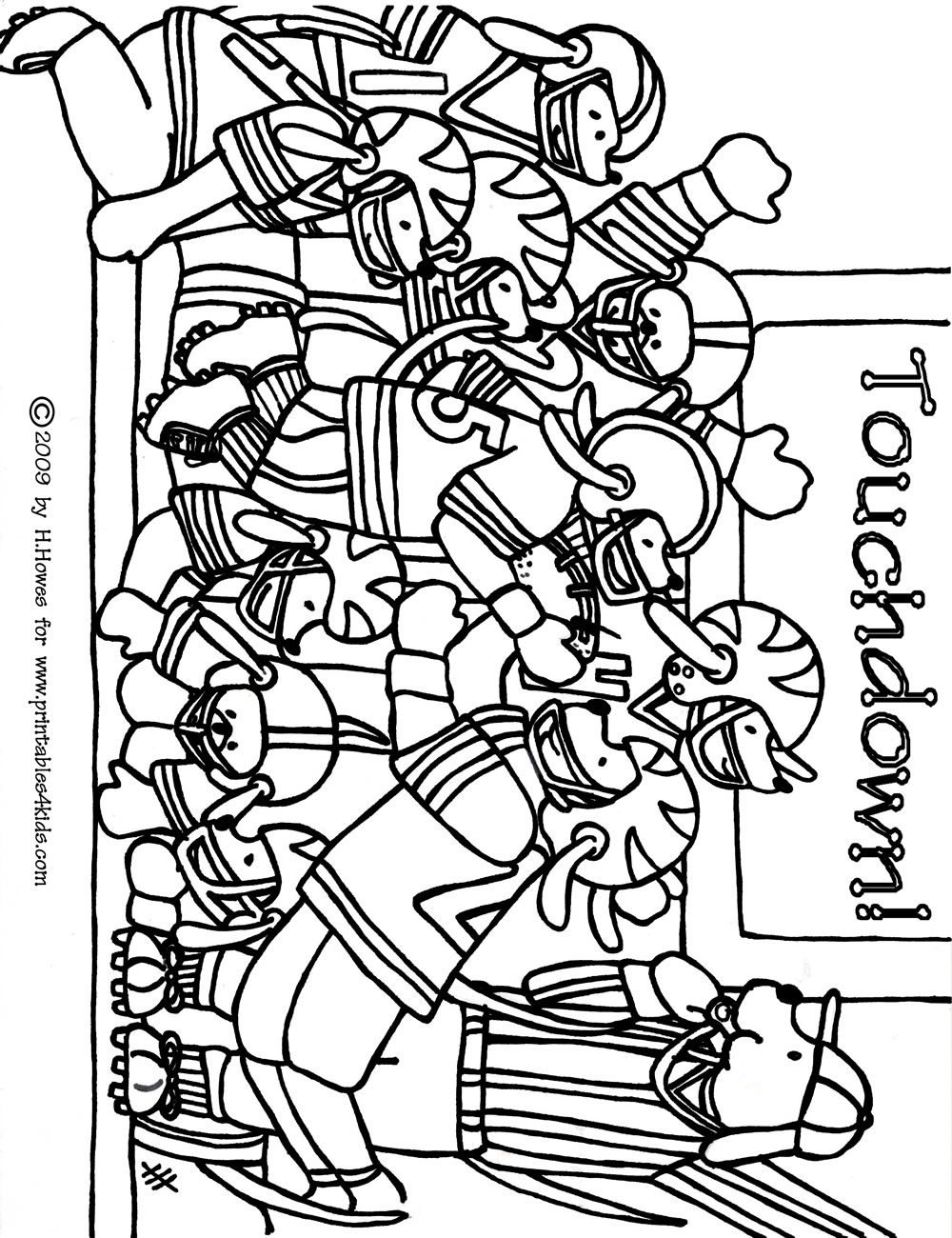 1000x1300 Football Coloring Page Game Printables For Kids Free Word Football
