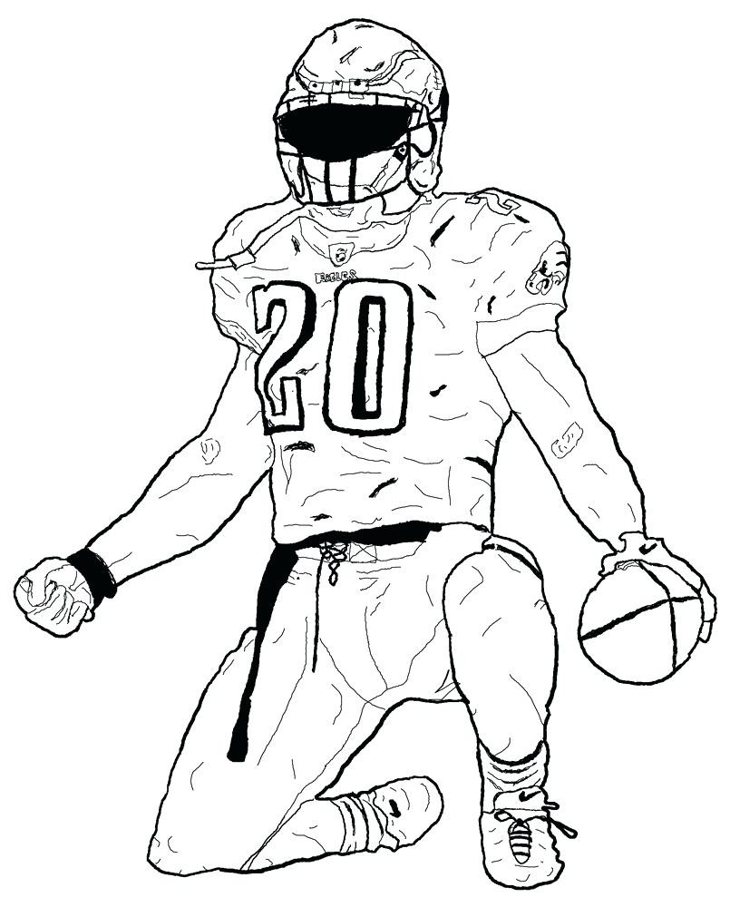 805x1000 Printable Football Coloring Pages To Print 5 2350 Umcubed