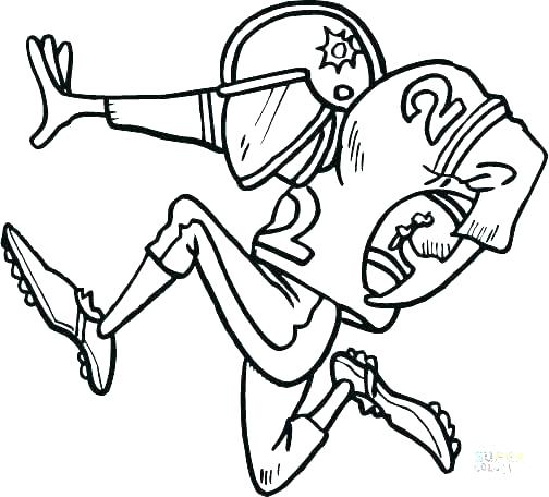 Football Coloring Pages For Kids Football Player Coloring Pages 504x456 Football Coloring Pages For Kids Football Player Coloring Pages