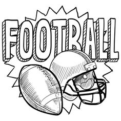 Football Coloring Pages Printable