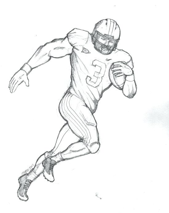 550x692 Football Coloring Pages Printable Football Player Coloring Sheets
