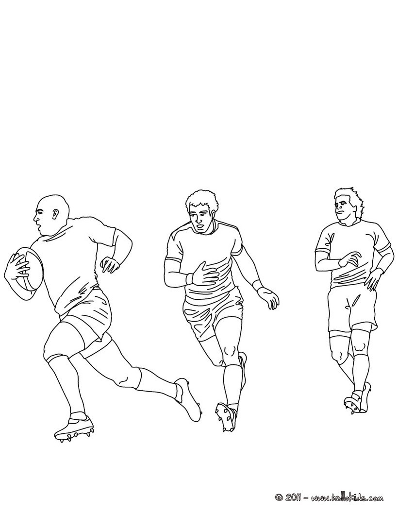 820x1060 Rugby Coloring Pages