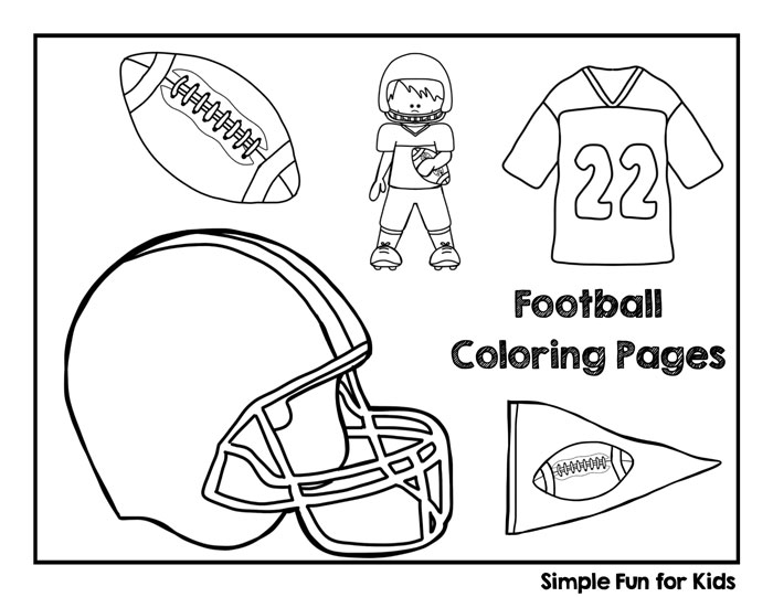 Football Coloring Pages 700x541 Football Coloring Pages