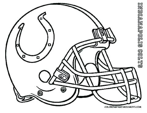 Football Helmet Coloring Page State Pages Printable Colts Col 480x370 Football Helmet Coloring Page State Pages Printable Colts Col