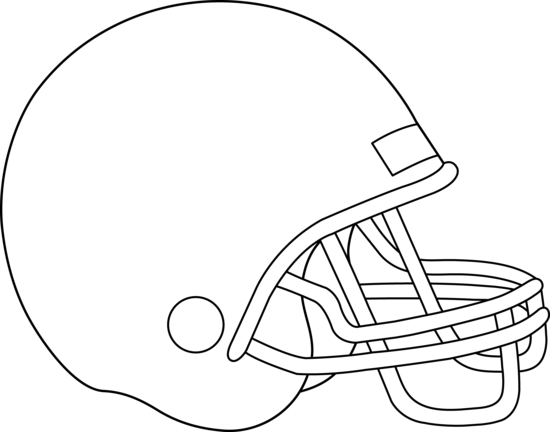 Blank Football Helmet Coloring Page 550x432 Blank Football Helmet Coloring Page