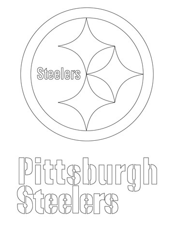 Steelers Football Coloring Pages 360x480 Steelers Football Coloring Pages