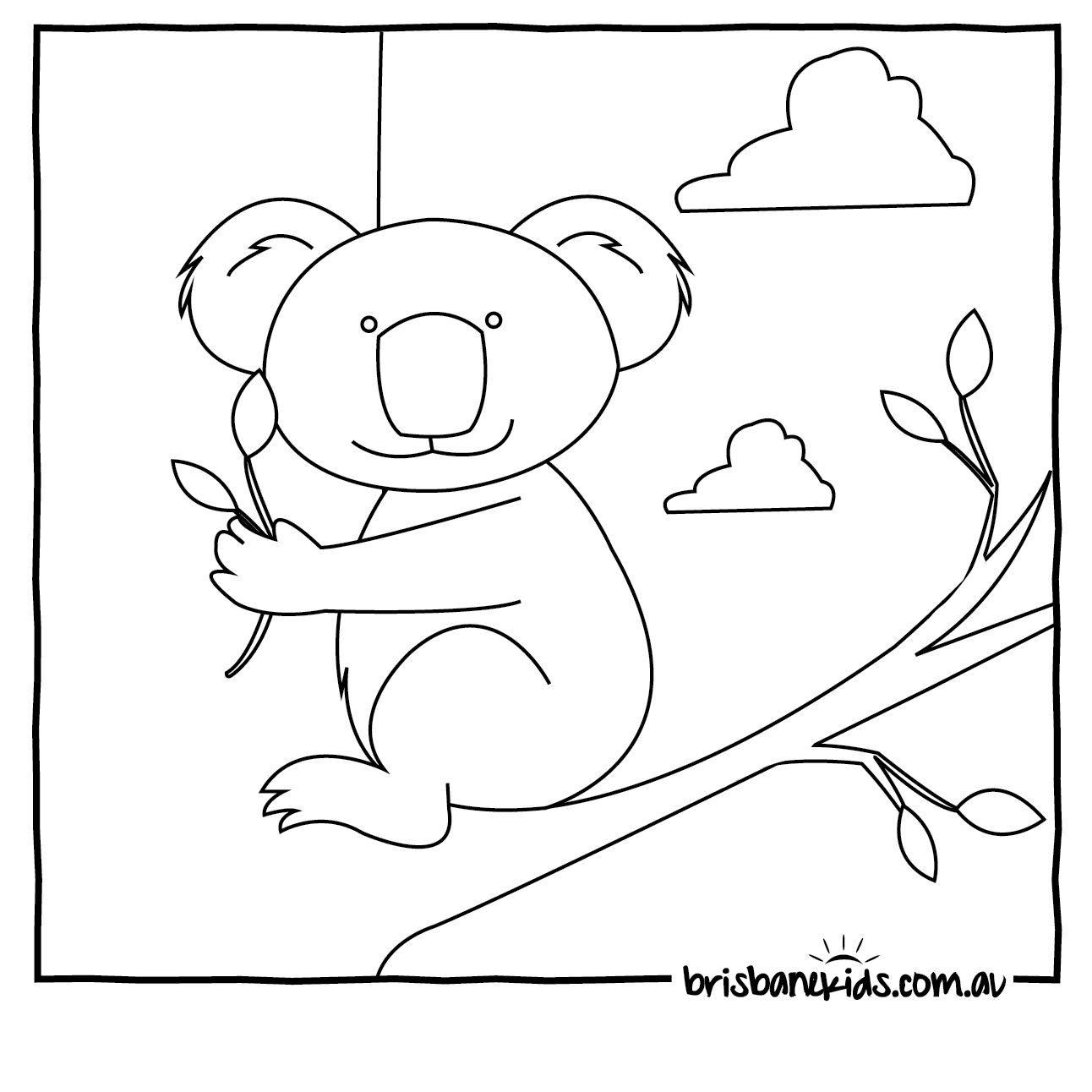 Australian Animals Colouring Pages Brisbane Kids 1292x1292 Australian Animals Colouring Pages Brisbane Kids