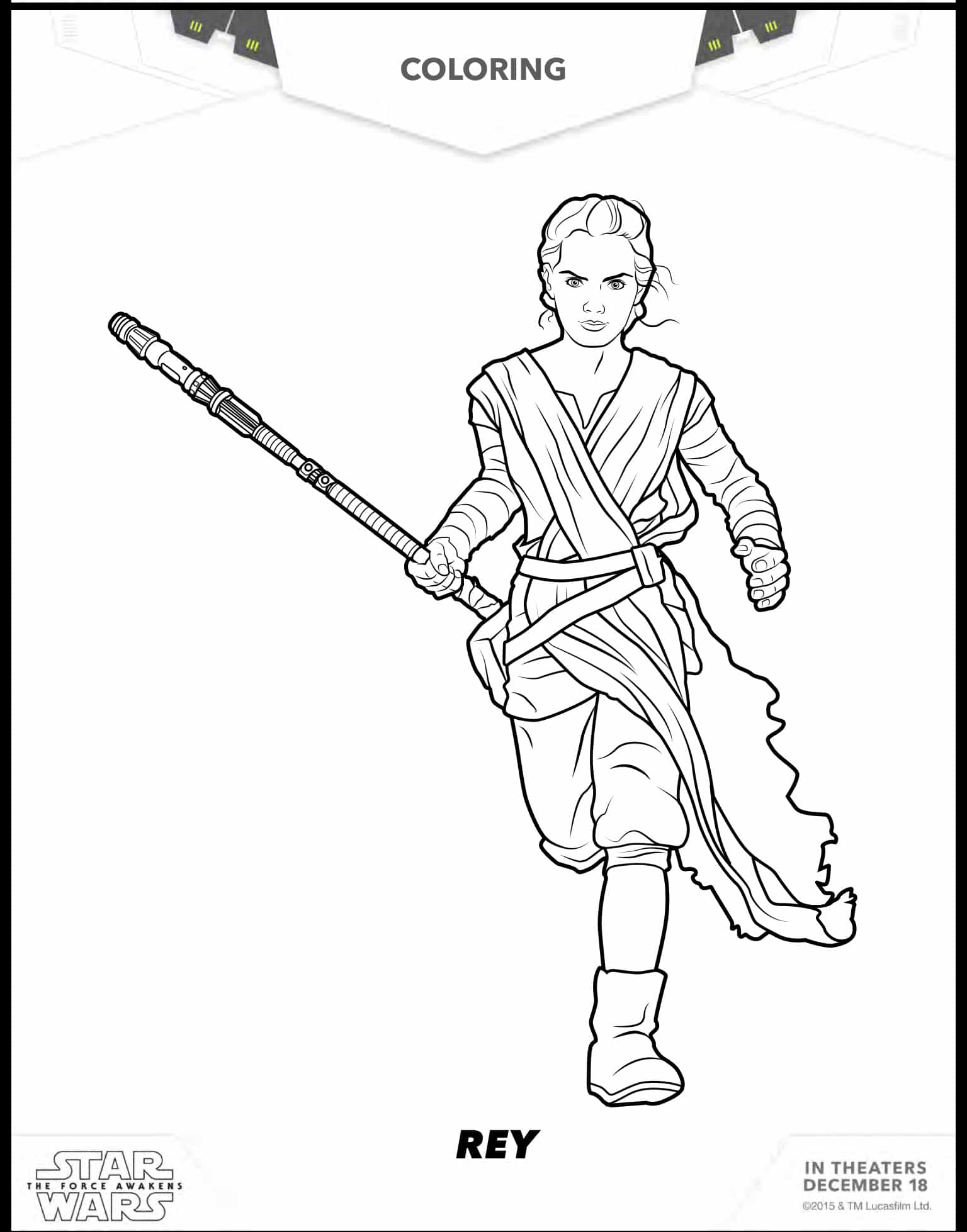 1536x1958 New 8 Free Star Wars The Force Awakens Coloring Sheets Hispana