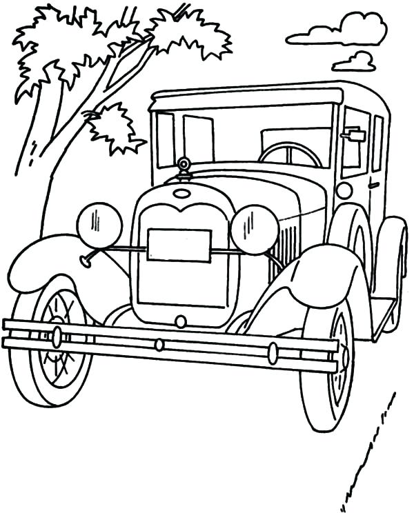 600x744 Ford Sport Coloring Page Ford Sport Coloring Page Old Ford Truck