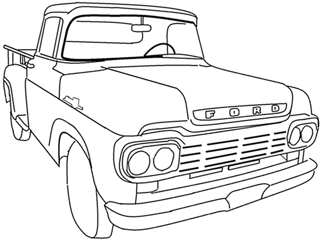 1024x768 New Ford Coloring Pages Design Gallery Free Coloring Sheets