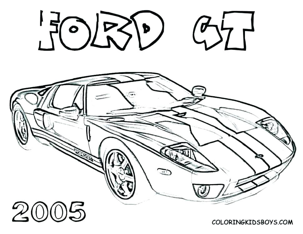 970x750 Mustang Coloring Pages