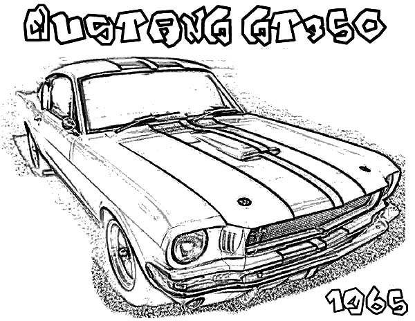 600x464 Mustang Gt 350 Car Coloring Pages Best Place To Color