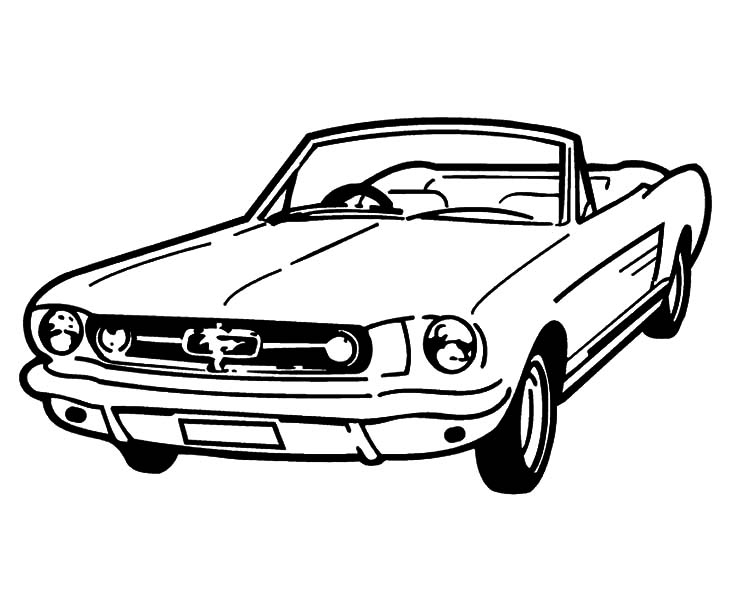 Coloring Pages Of Mustangs 7