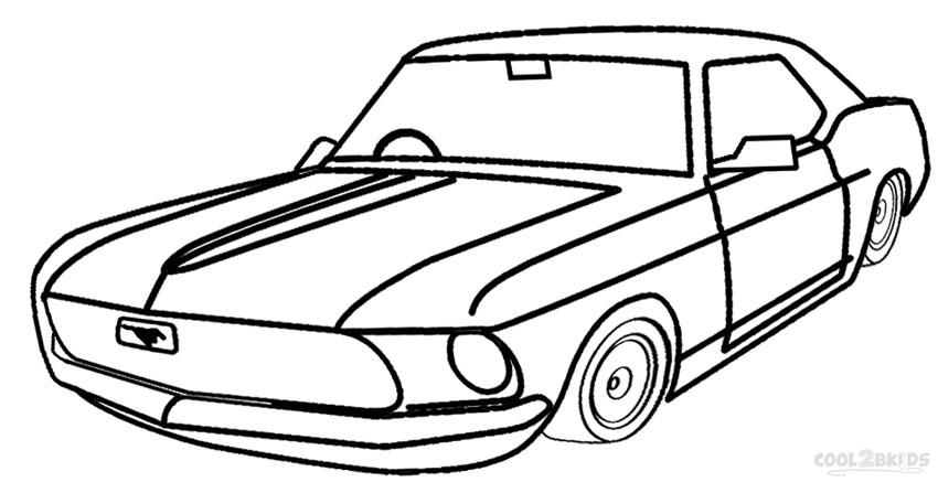 850x447 Printable Mustang Coloring Pages For Kids Cool2bkids