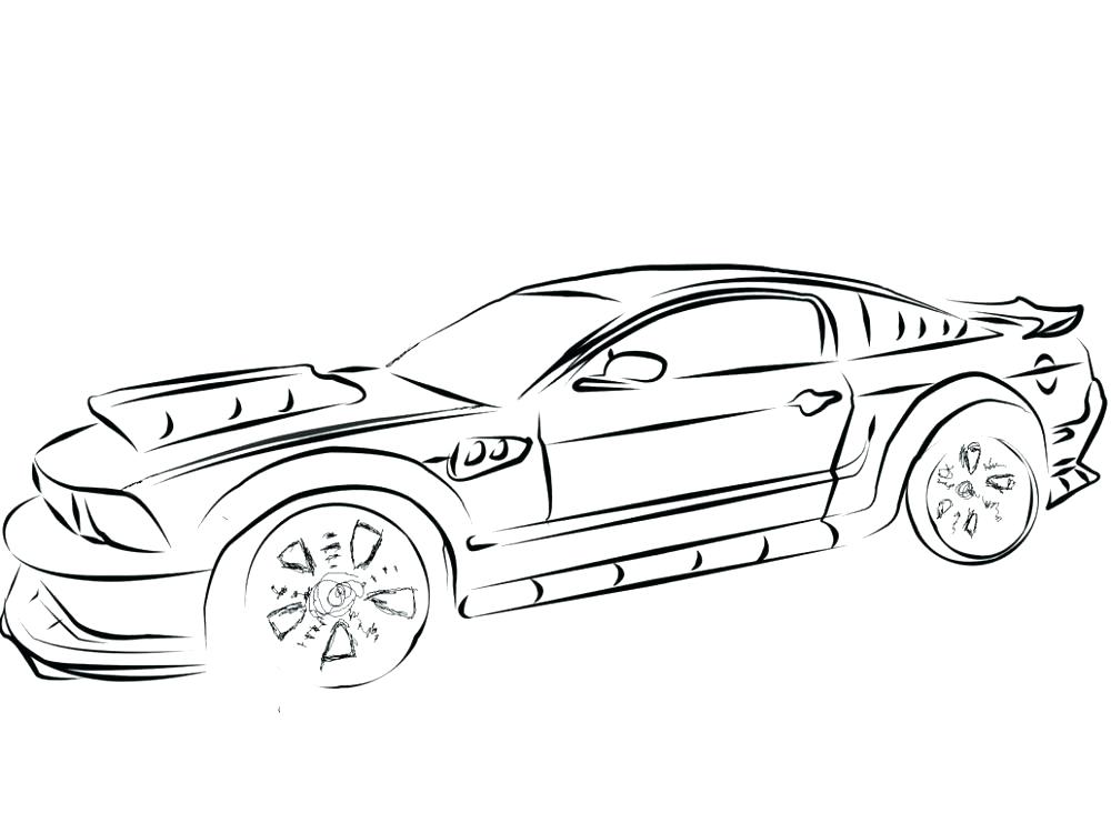 1000x750 Mustang Coloring Pictures