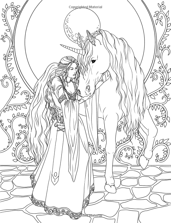 Fairy. Adult Coloring Page. Source 600x783 Fairy. Adult Coloring Page. Source