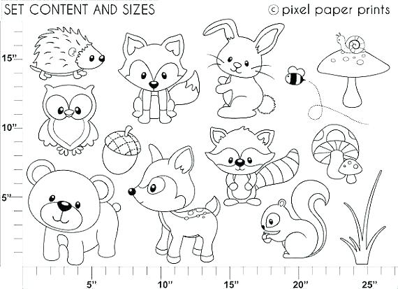 Forest Animals Coloring Pages at GetColorings.com | Free printable ...