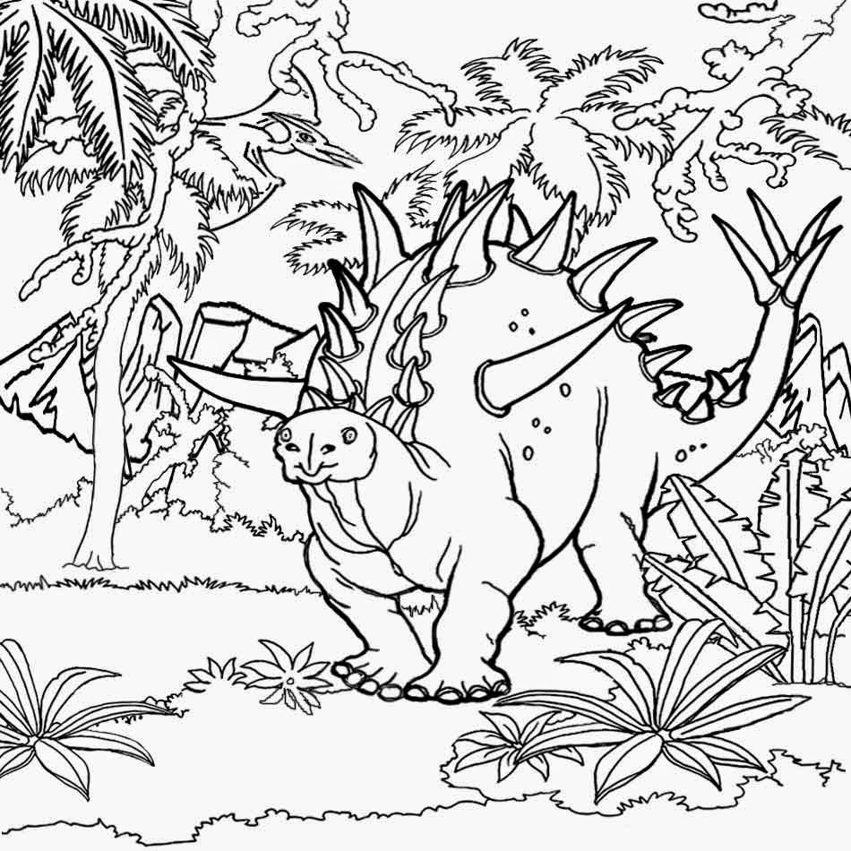950x950 Forest Coloring Page For Children 471323