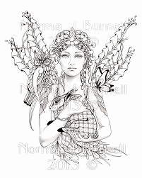 Art Novueau Fairy Art Gothic Fairy Coloring Pages 201x251 Art Novueau Fairy Art Gothic Fairy Coloring Pages